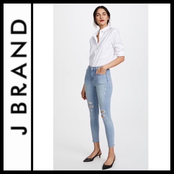 ⭐️HP⭐️NWT J BRAND Alana Cropped High-Rise Skinny - Picture 1 of 11